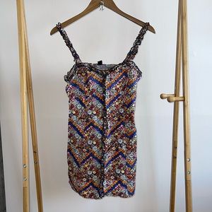 Retro Floral Sun Dress